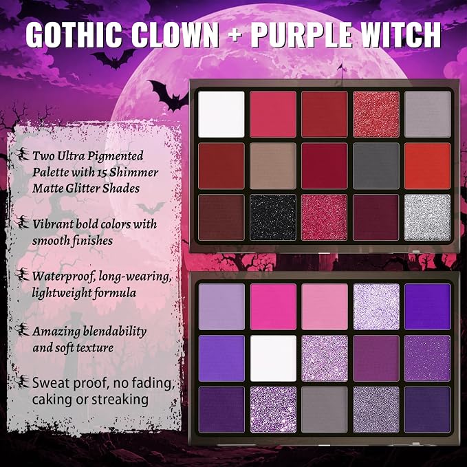 Gothic Clown + Purple Witch Kit