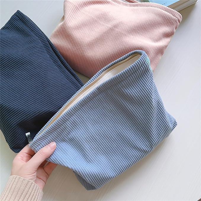 LG Creamy Pink Corduroy with Compartment