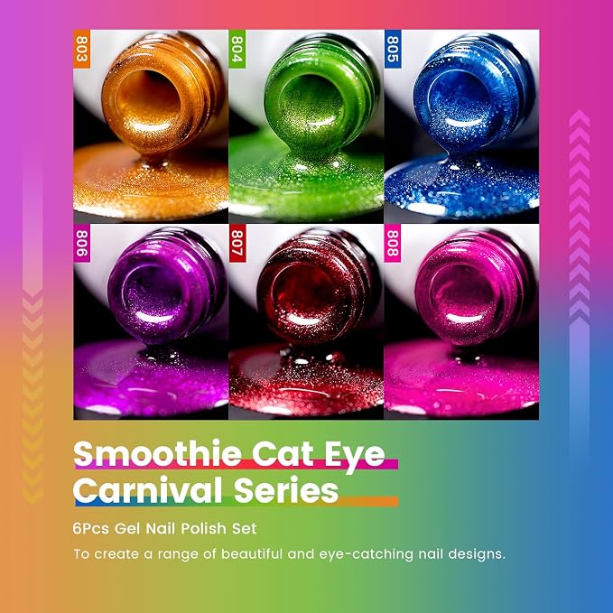Neon Ice Cat Eye Set