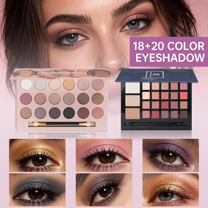 18 Matte Makeup Set
