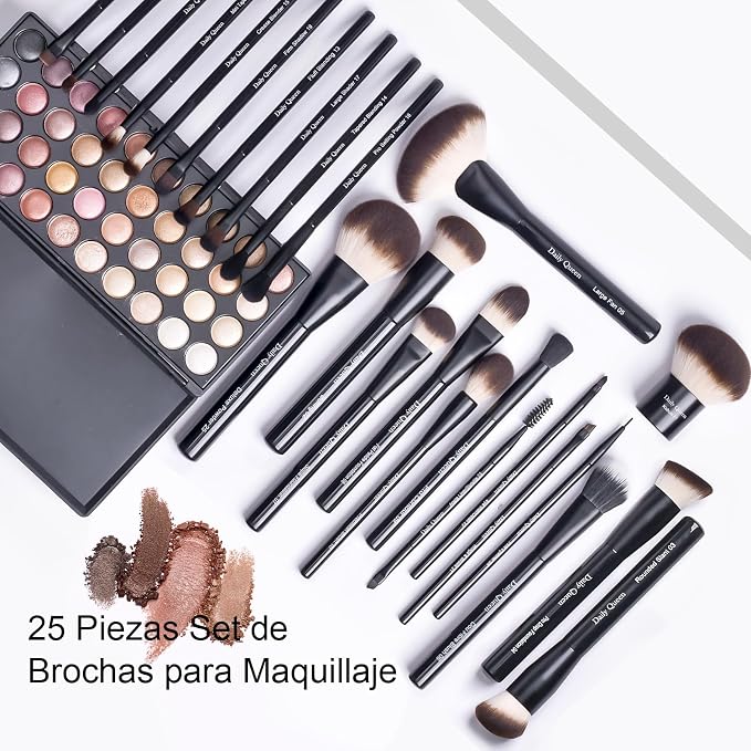 25pcs brush with box