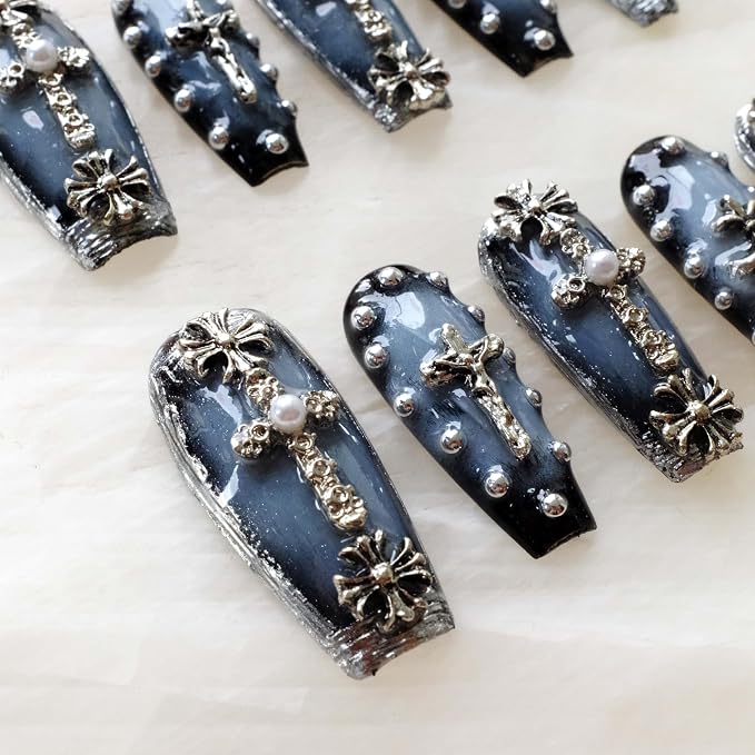 Blue Chrome Heart