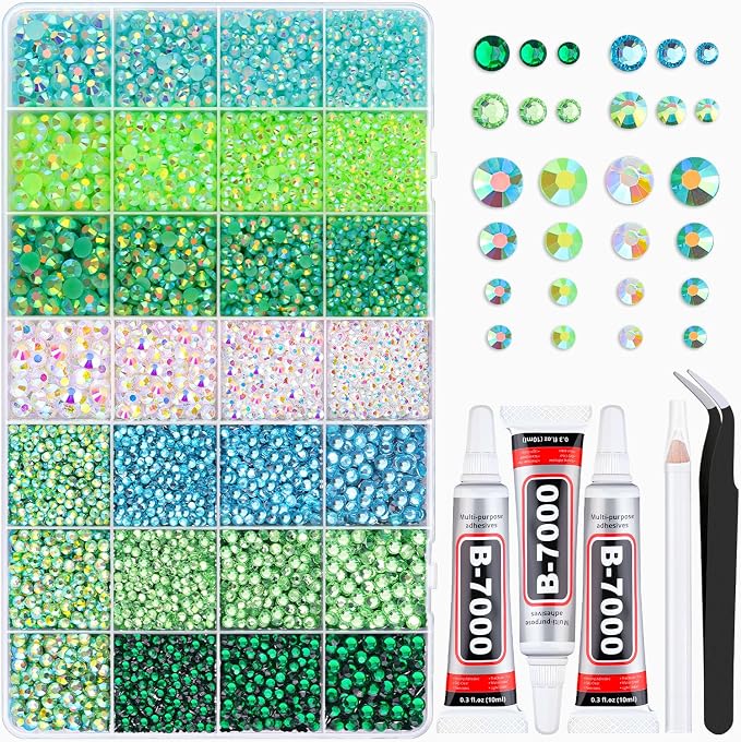 04 Green Rhinestones Series