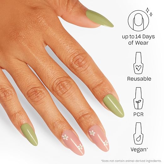 I Gleam of Spring | Pastel Green & Pink Floral