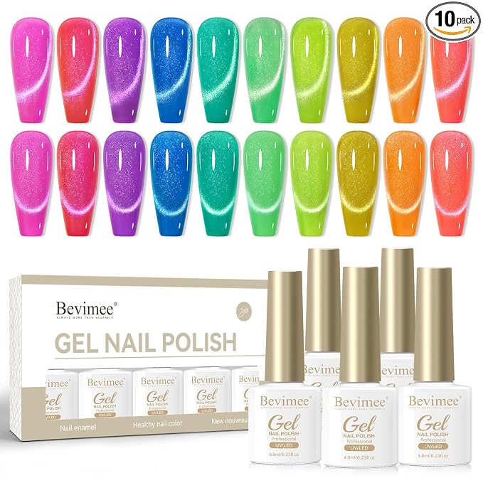 10 Colors-Summer Cat Eye Gel