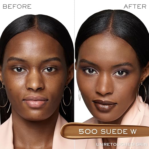 500 Suede W: deep skin with warm undertones