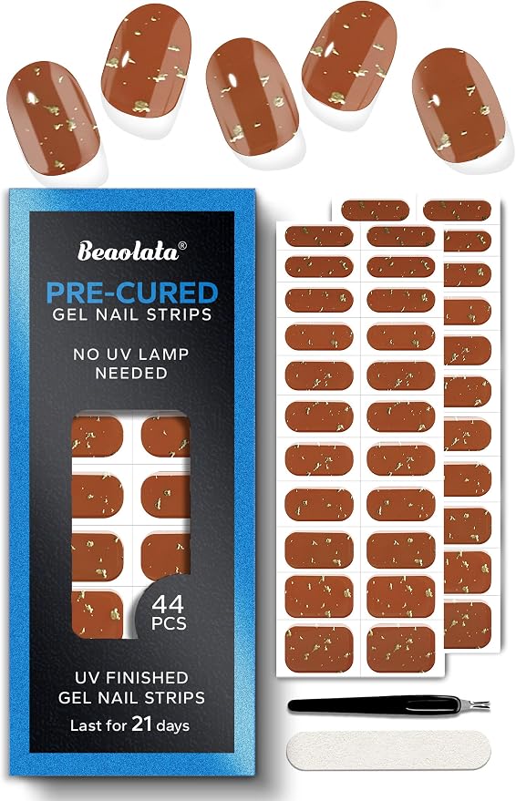 Brown Metallic Flakes