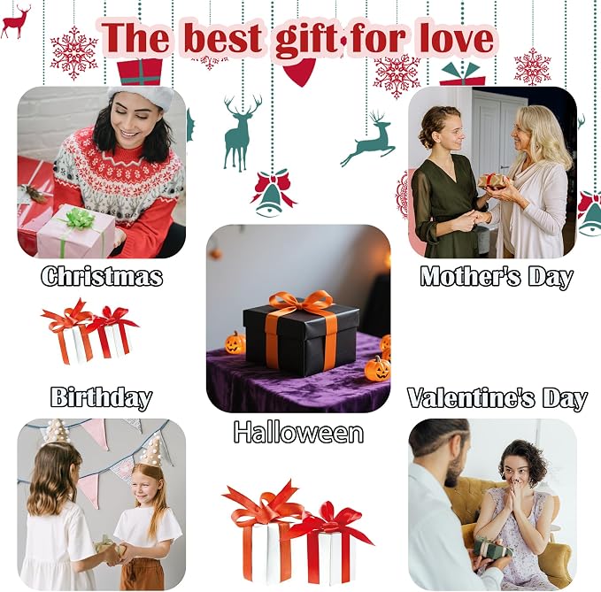 4-piece Set Red Christmas