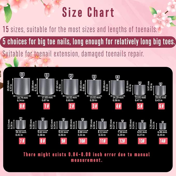 Square Sharp Toe nail tips
