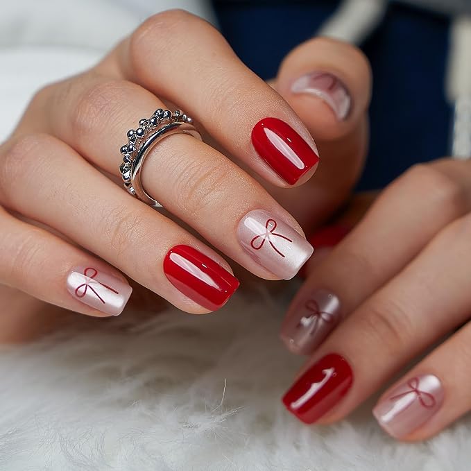 Ribbon Red Charm