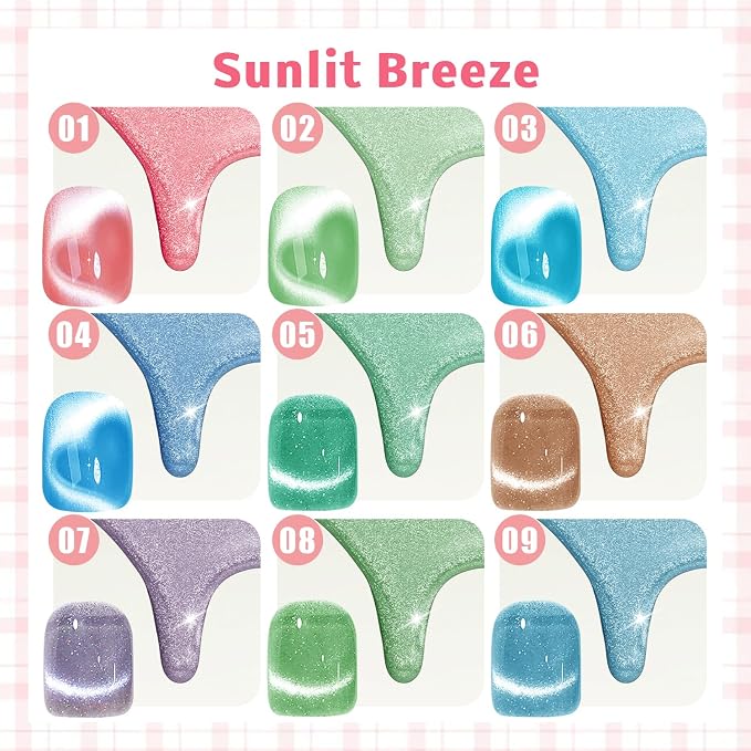 9 colors E