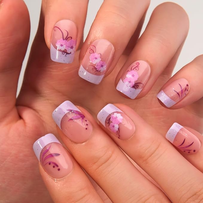 purple flowers