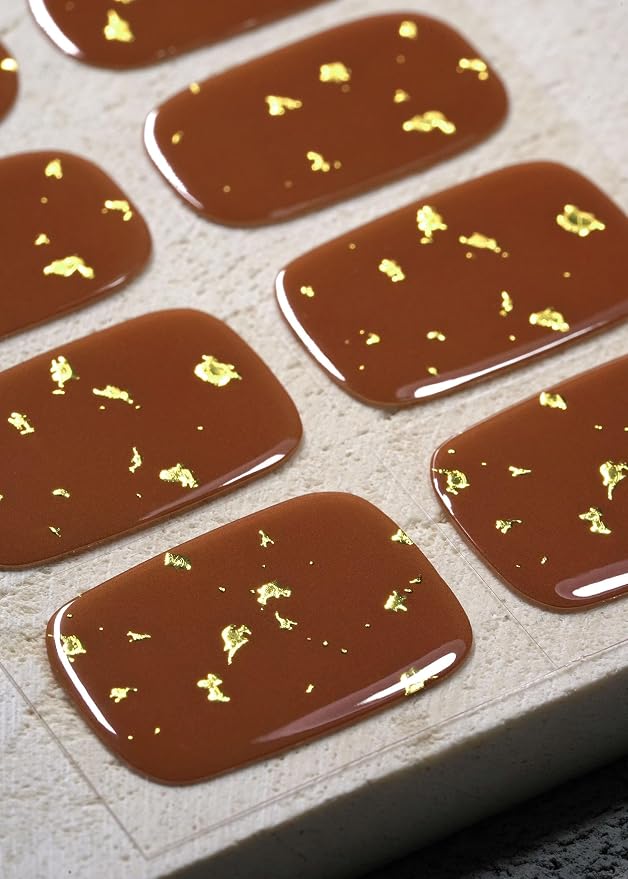 Brown Metallic Flakes