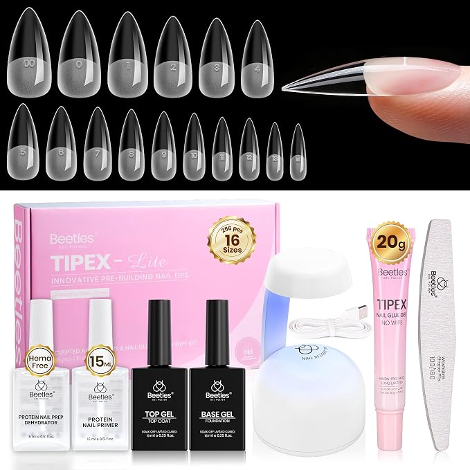 3 - Tipex Lite Nails Kit | Medium Stiletto | 256