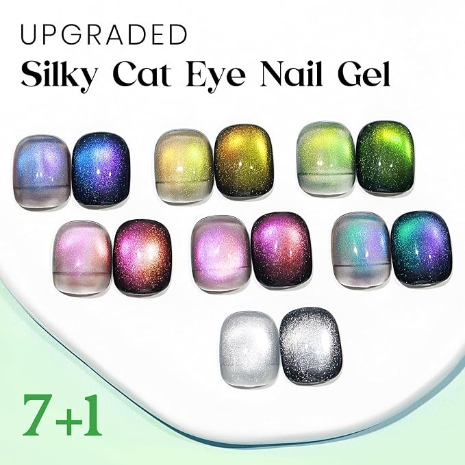 8 Colors Cat Eye Gel Polish