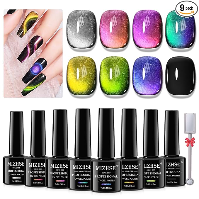 8 Colors Cat Eye Gel Polish