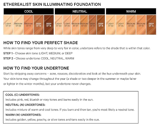 EF 02 (light) shade for Light Complexions with Yellow Undertones