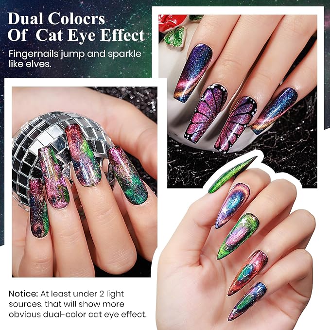 6 Colors Cat Eye Gel Polish