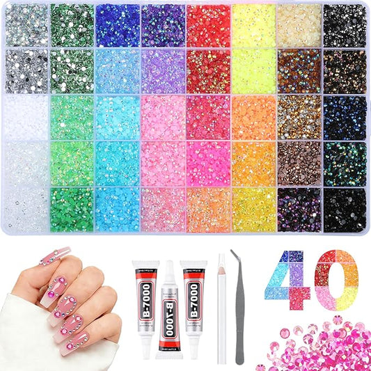 40 Colors 4mm + 3 Glue