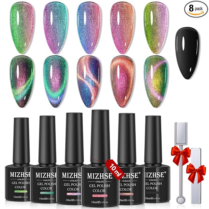 6 Colors Cat Eye Gel Polish