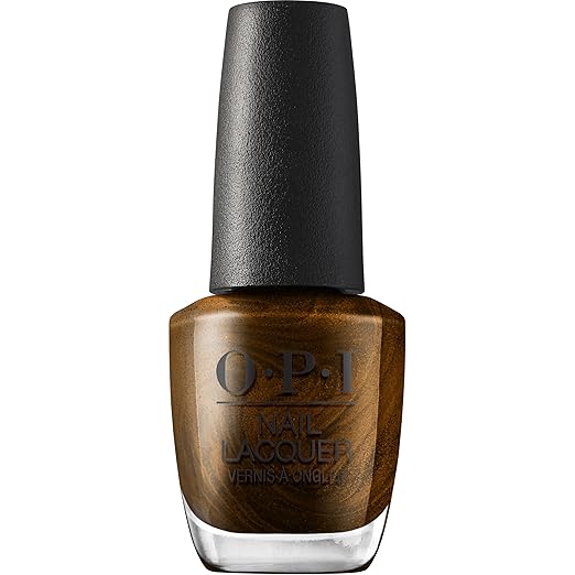 Band Tease | Semi-Sheer Dark Gold Brown Metallic