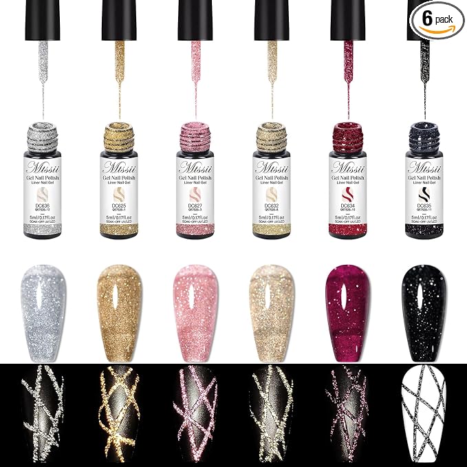 Reflective Glitter Liner Gel
