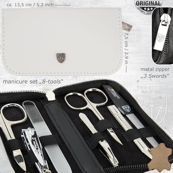 WHITE - GENUINE LEATHER