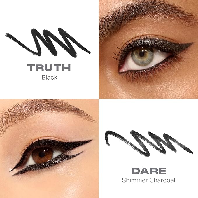Black/Shimmer Charcoal