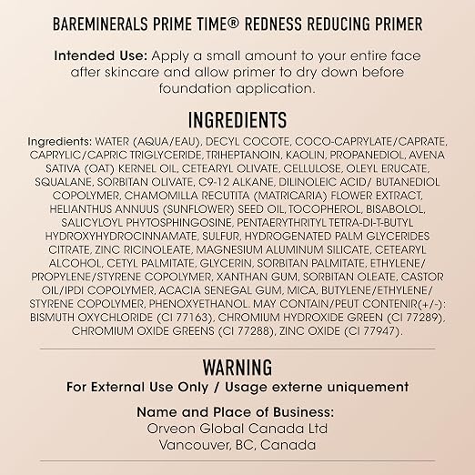 Redness Reducing