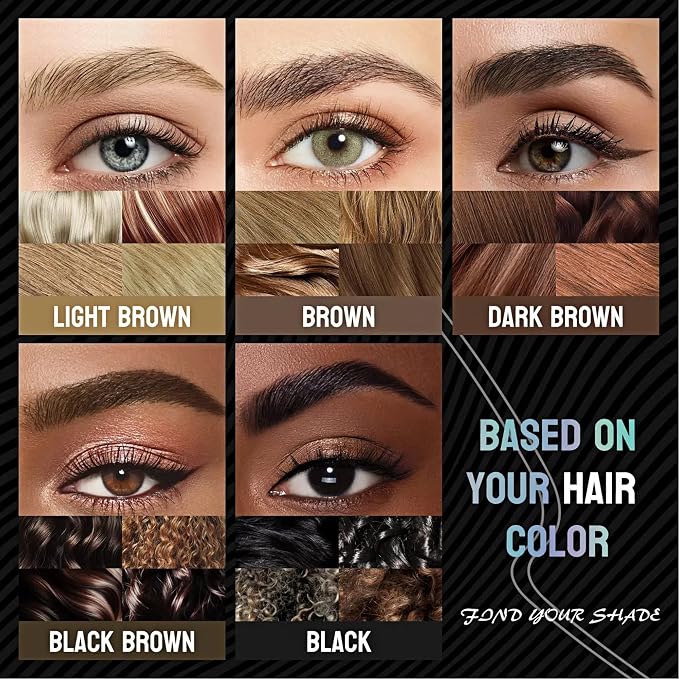 Dark brown+Black brown