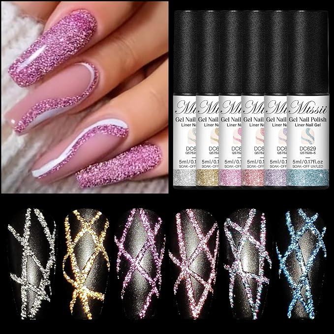 Metallic Mirror Gel Nail Polish