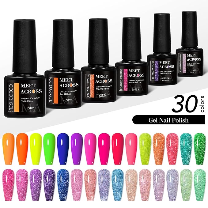 30PCS- Glitter Glow
