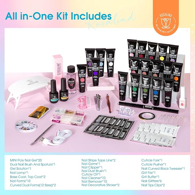 20 Color Poly Nail Gel Kit-03