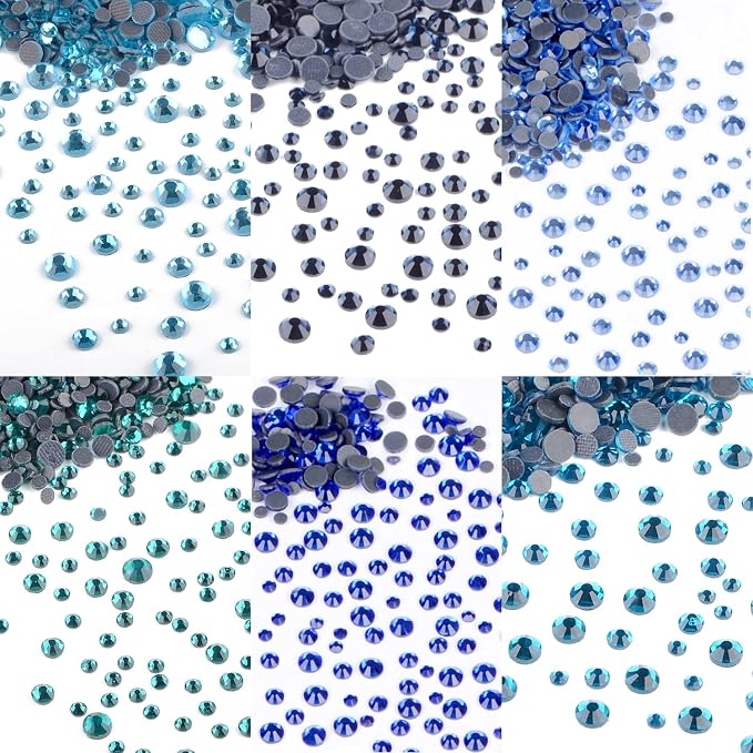 Blue Color Series, 3-Sizes,6-colors