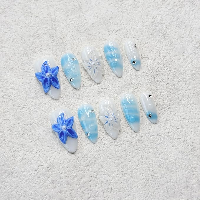 Blue White
