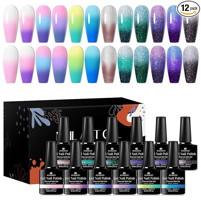 12PCS-Color Changing Gel