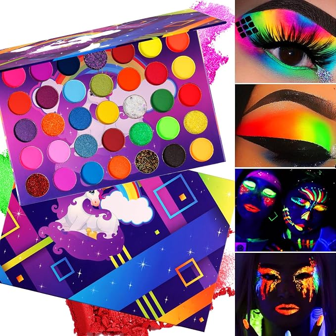 neon colorful rainbow