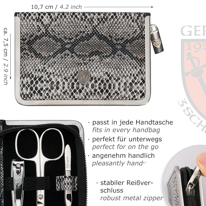 WHITE/GREY/BLACK - SNAKE