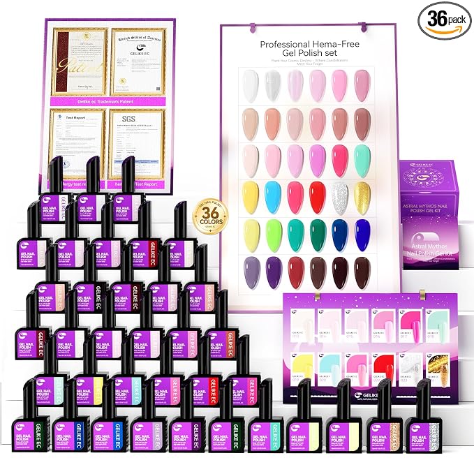 36 Colors Gel Nail PolishKit