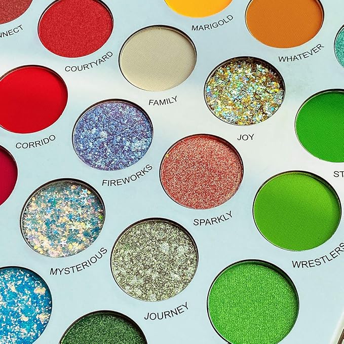 La Catrina Skull 54 colorful eyeshadow palette