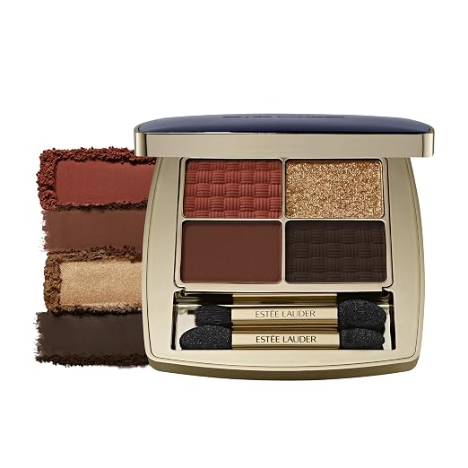 Getaway - Warm: burnt sunset orange (matte), reddish brown (matte), burnished gold (metallic), brown