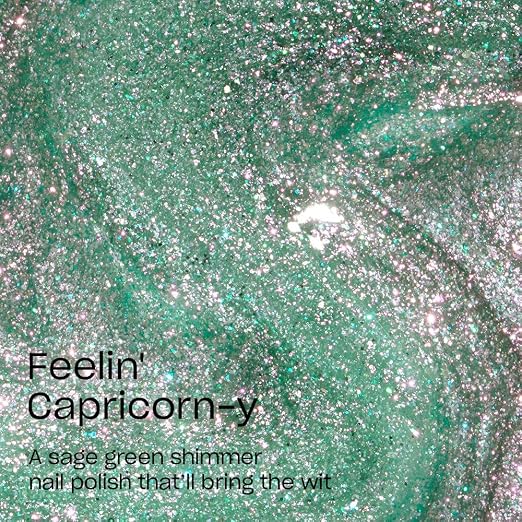 Feelin’ Capricorn-y | Sheer Dark Green Shimmer
