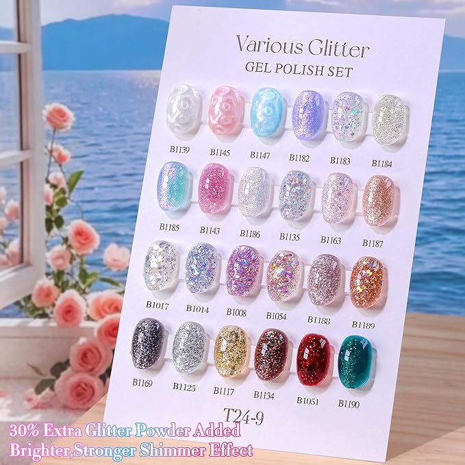 Pearl Glitter Rose Gold