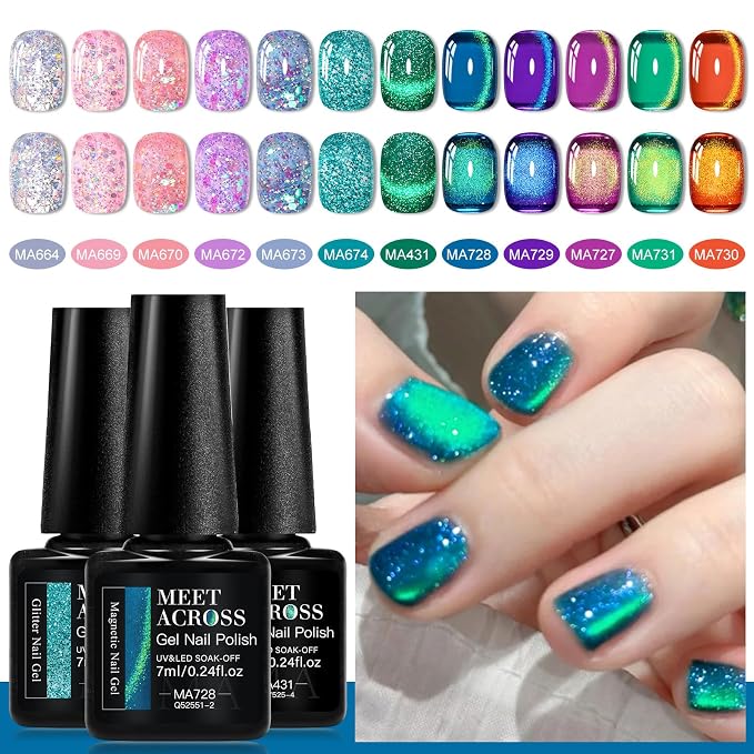 12 Colors Glitter Series