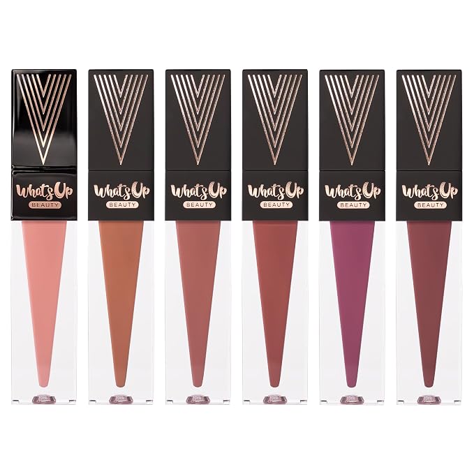 5 Matte Liquid Lipsticks + 1 Glossy Lip Balm/Mask