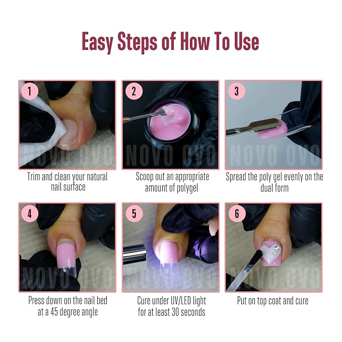 Non-sticky Polygel Solution Procedure Set