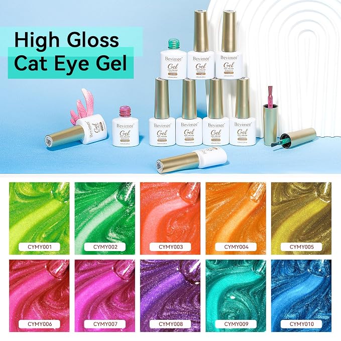 10 Colors-Summer Cat Eye Gel
