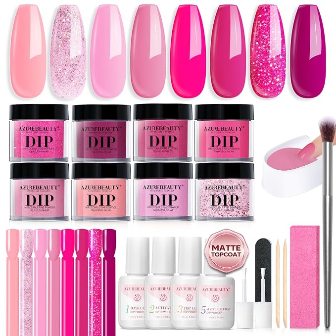 A0-Glitter Pink Red