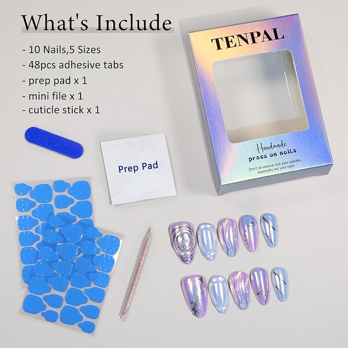 Blue and Purple