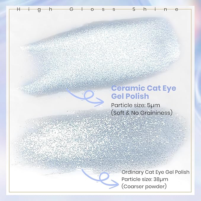 Neon Glassy Cat Eye Gel